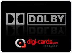 DIGI-CARDS WILL OFFER DOLBY® VIDEO & AUDIO DOWNLOADS