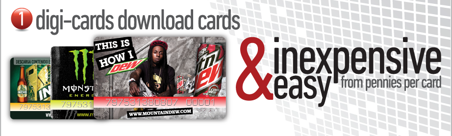 1. Digi-cards download cards
